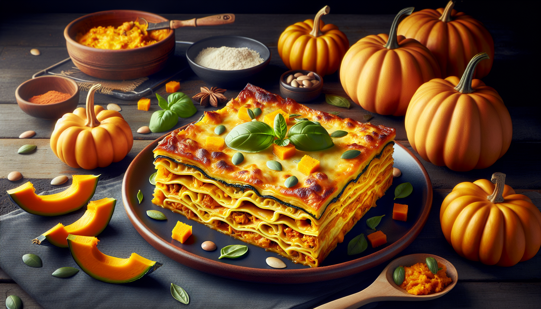 lasagna con zucca ricetta